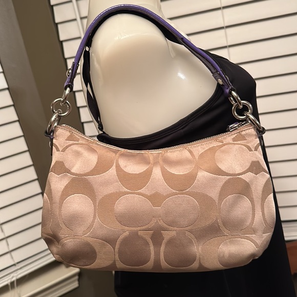 Coach poppy signature crossbody/shoulder bag - Picture 4 of 11